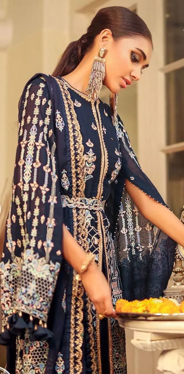 Navy blue shirt and trouser design 2019 # P2644