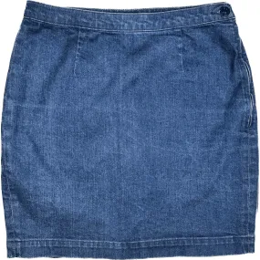 Neuw Flat Waist Denim Stretch Skirt - Size 12