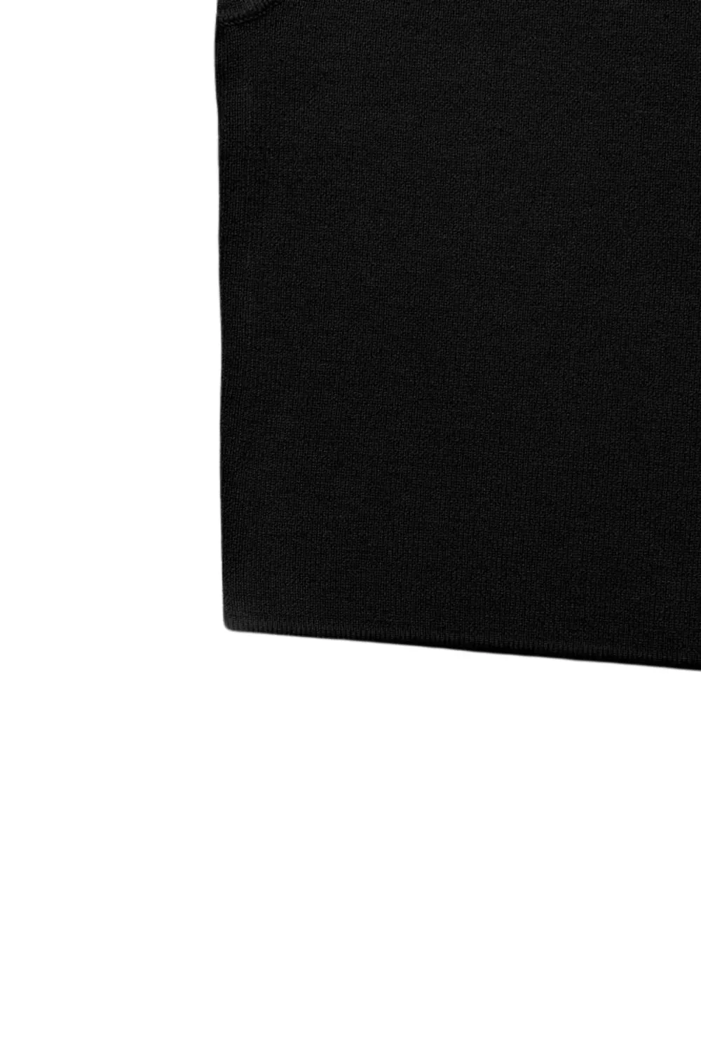 ‘Niamh’ Basic Sleeveless Knit Crop Top