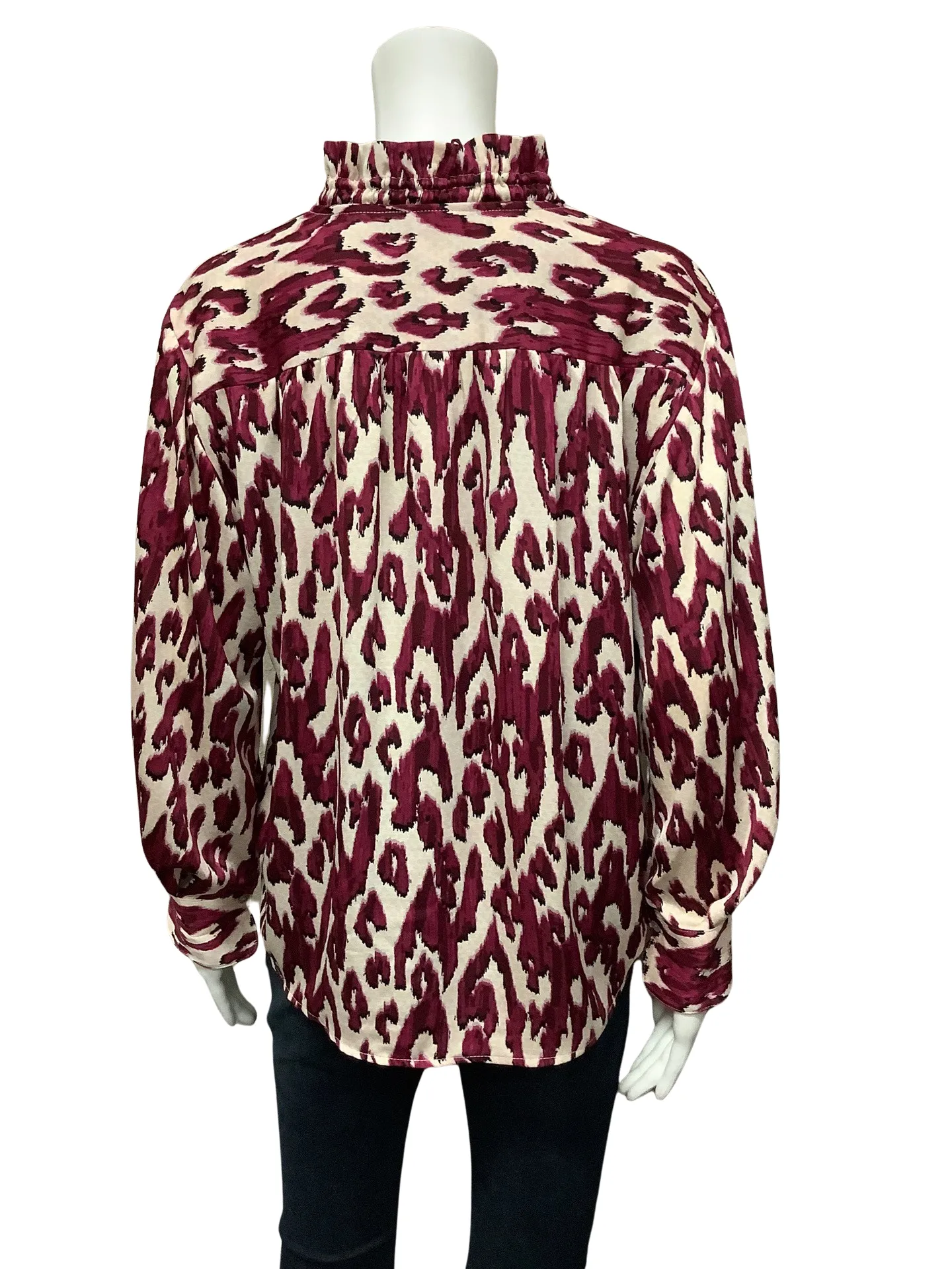 NIC   ZOE Women's Top Print Peasant Long Sleeve Size: S