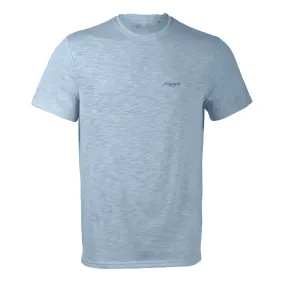NLU x Levelwear Modern Script Chest Print T-Shirt | Glacier