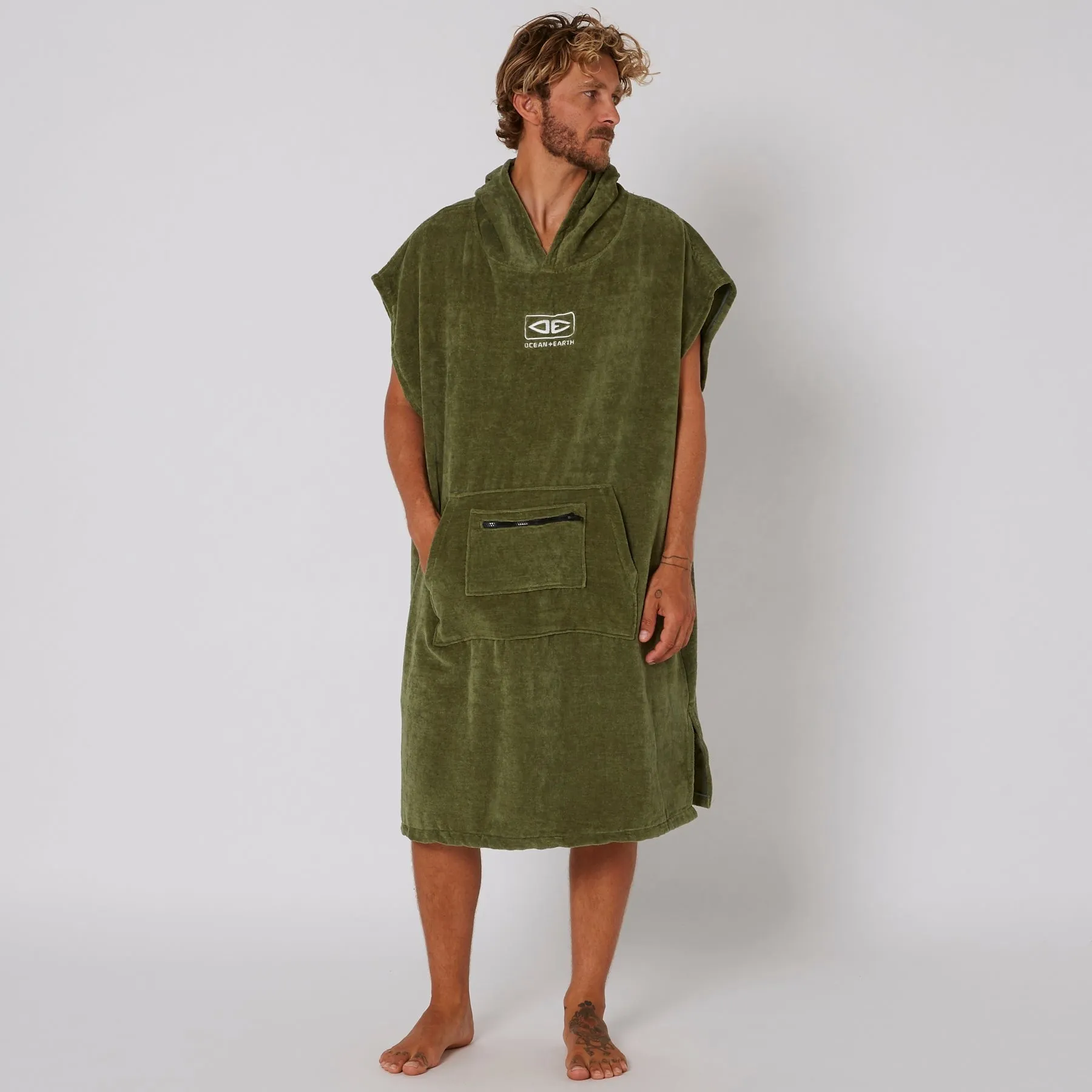 O&E Corp Mens Hooded Poncho