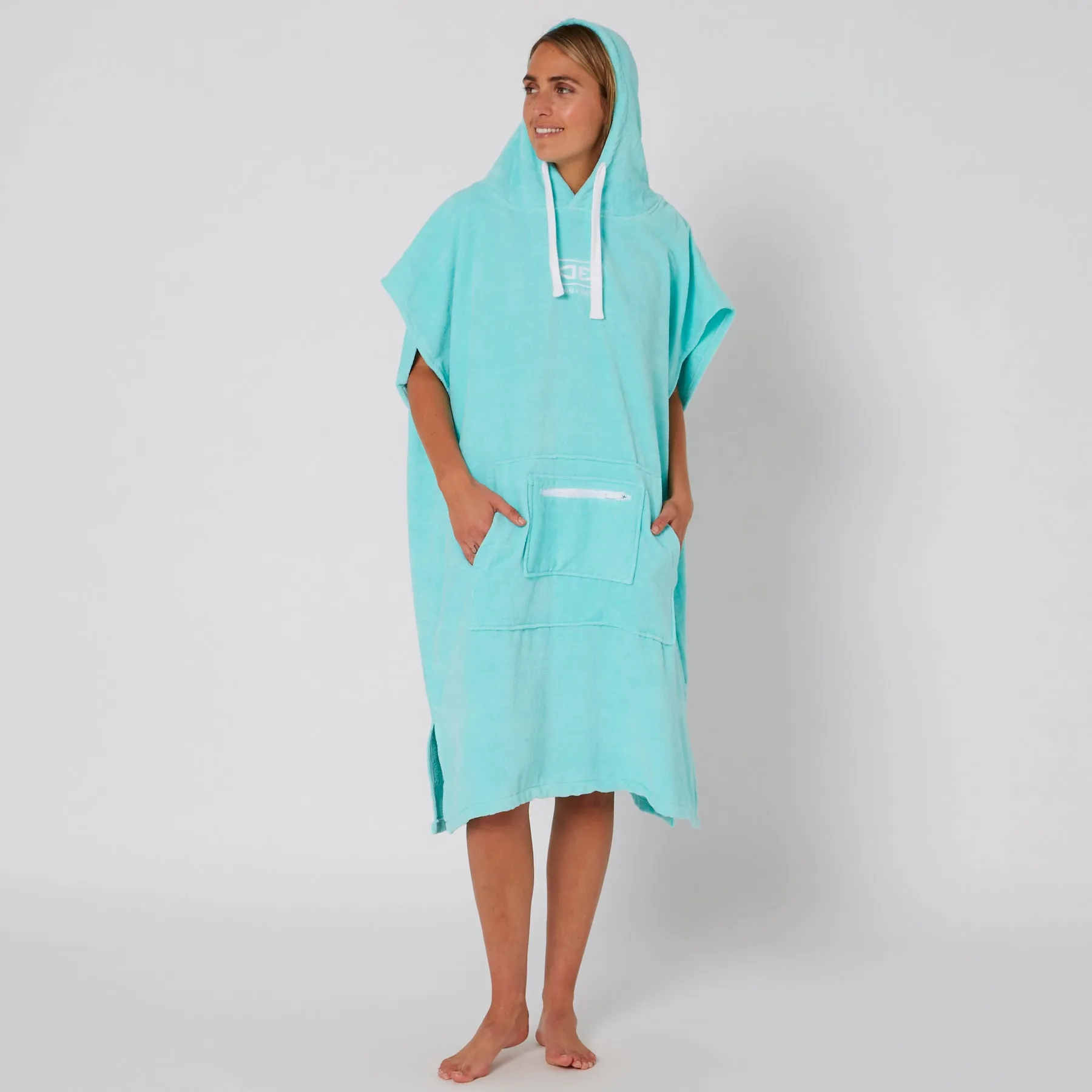 O&E Ladies Honey Hooded Poncho
