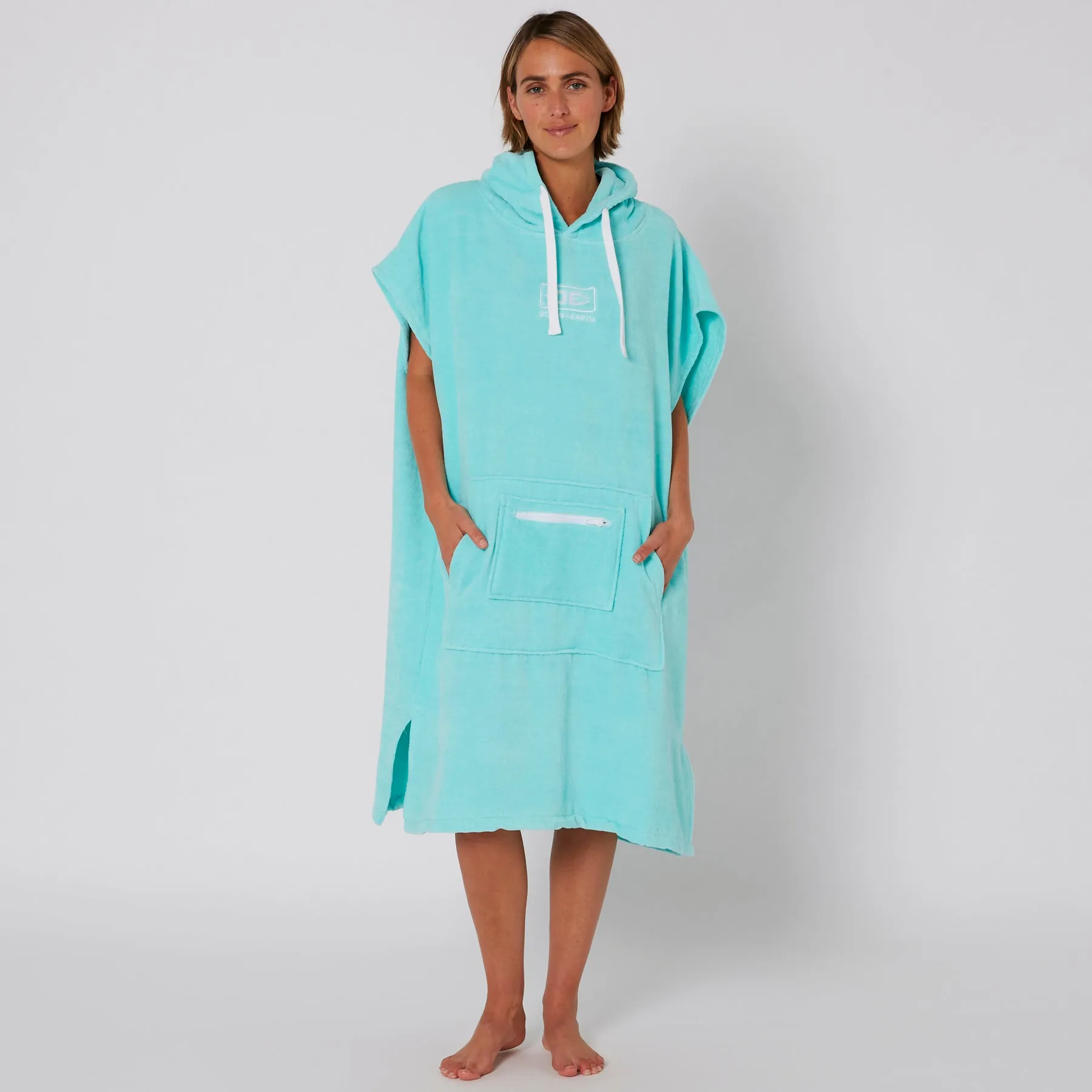 O&E Ladies Honey Hooded Poncho