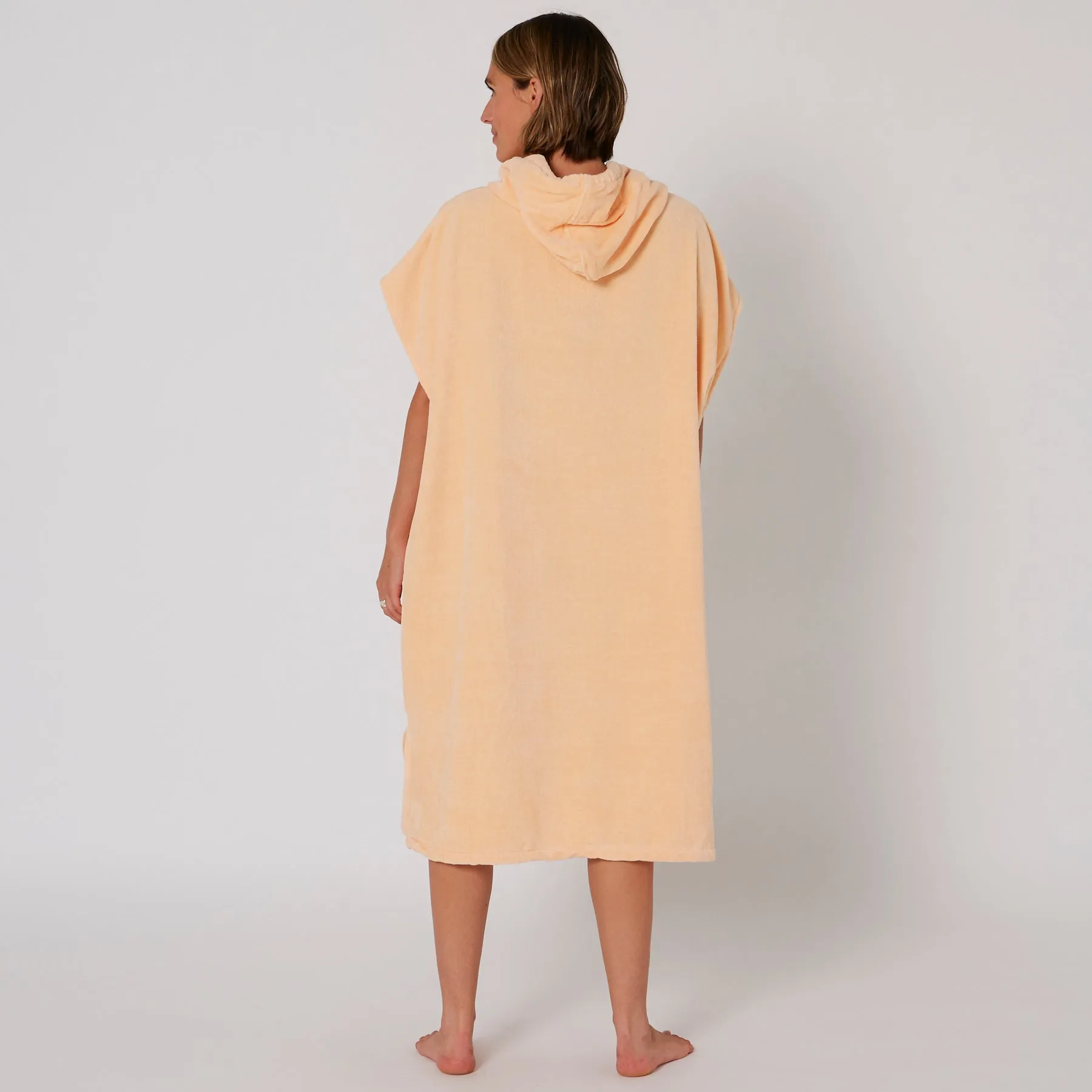 O&E Ladies Honey Hooded Poncho