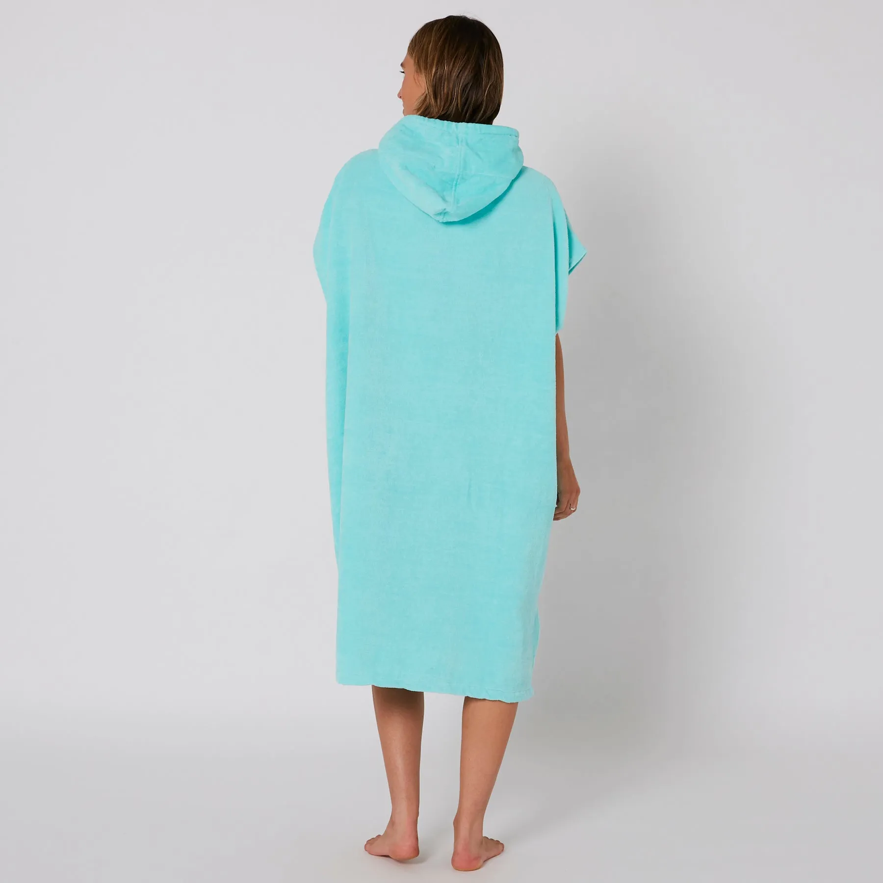 O&E Ladies Honey Hooded Poncho