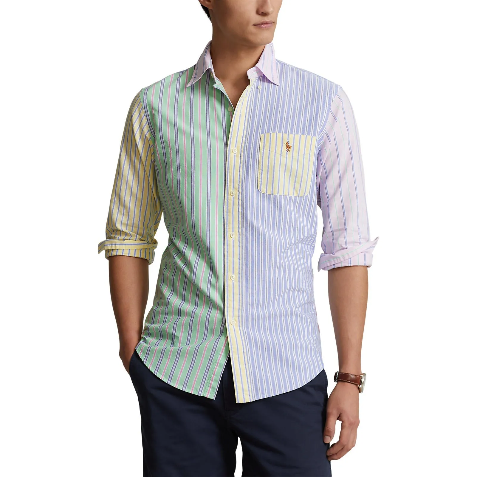 Oxford Shirt - Fancy Stripe Funshirt - Multicolour