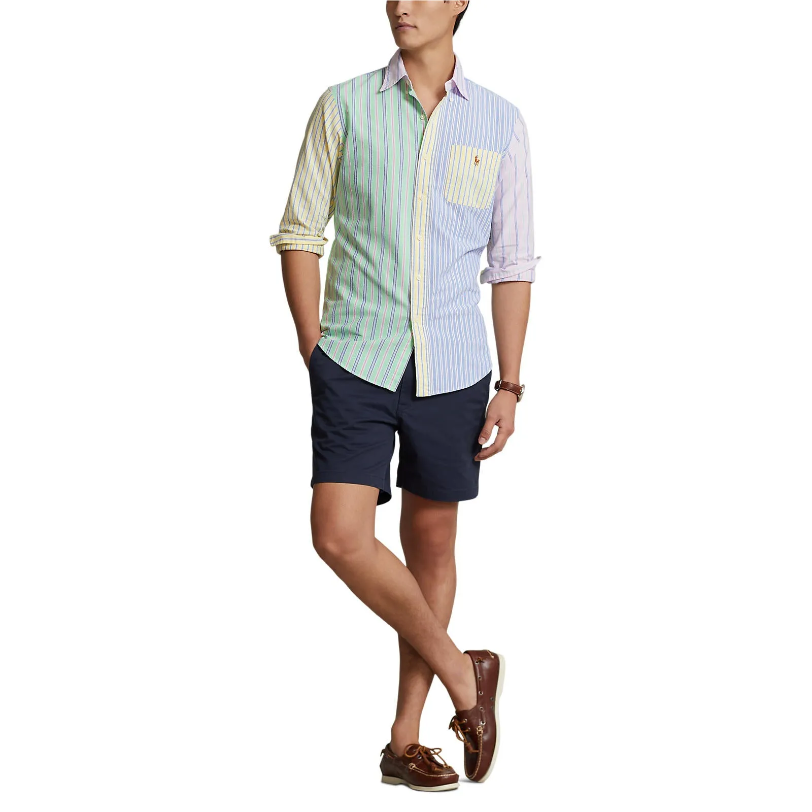Oxford Shirt - Fancy Stripe Funshirt - Multicolour