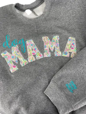 Paisley Dog Mom Sweatshirt | Personalized Mama Sweatshirt | Duke & Fox®