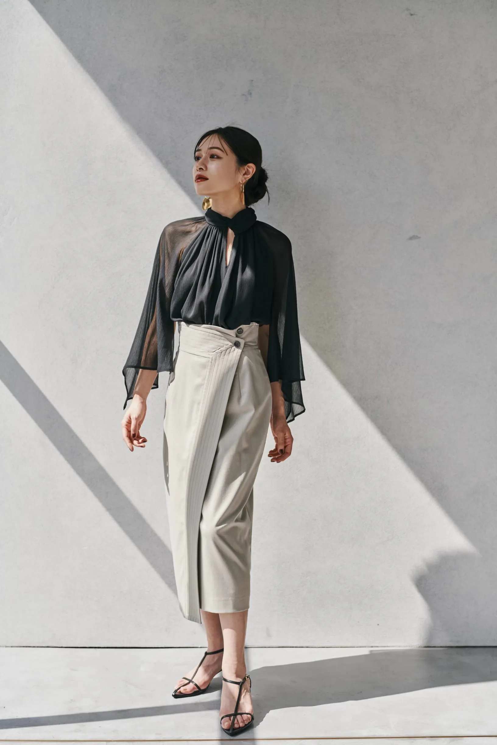 Pencil Wrap Skirt