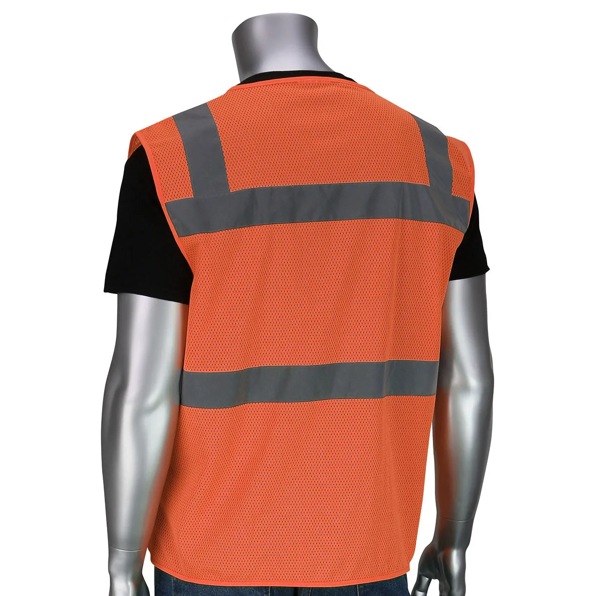 PIP 302-0750 - ANSI Hi-Vis 10 Pocket Surveyors Reflective Safety Vest