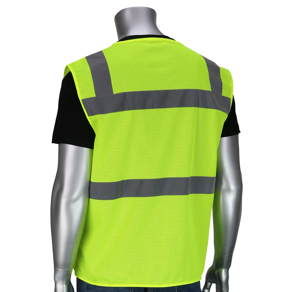 PIP 302-0750 - ANSI Hi-Vis 10 Pocket Surveyors Reflective Safety Vest