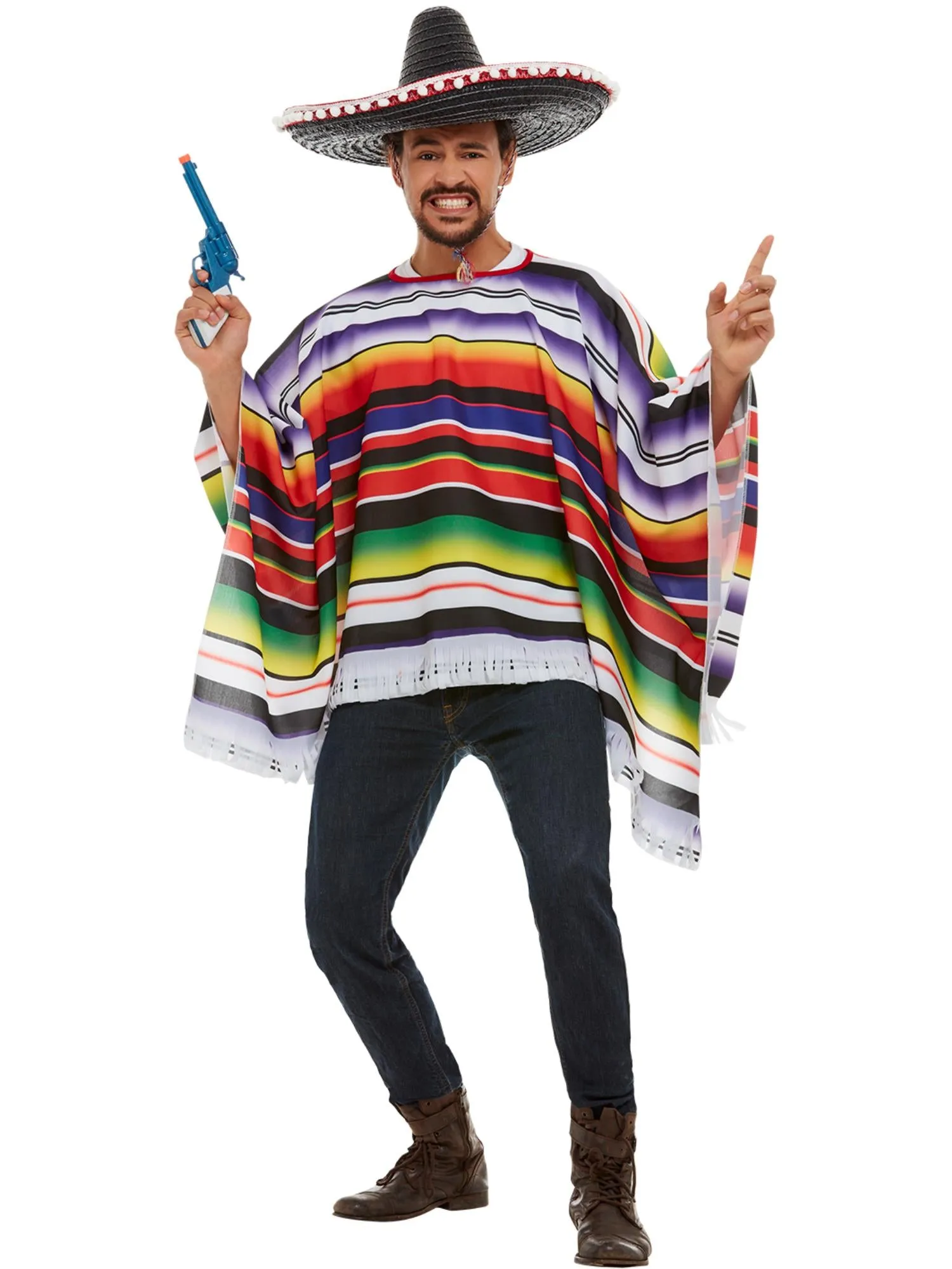 Poncho Multi Coloured