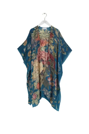 Primula Teal Wool Throwover | One Hundred Stars