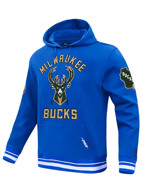 Pro Standard 2024-25 City Edition Wordmark Milwaukee Bucks Hooded Sweatshirt