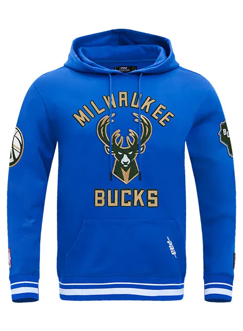 Pro Standard 2024-25 City Edition Wordmark Milwaukee Bucks Hooded Sweatshirt