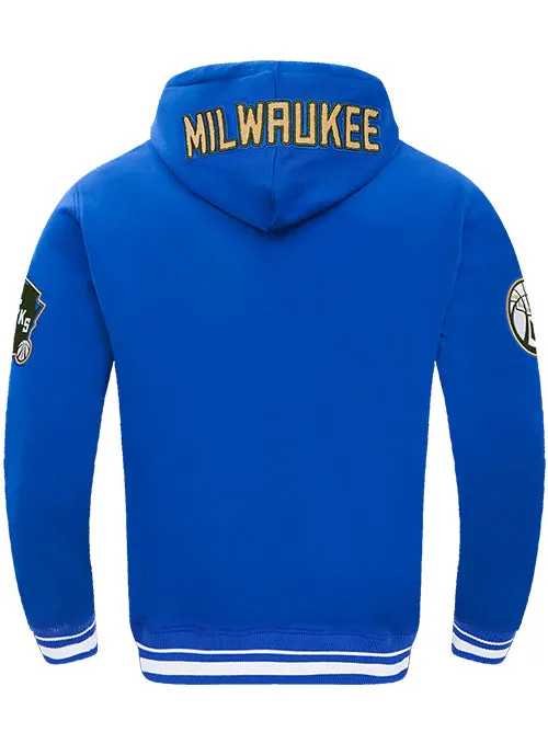 Pro Standard 2024-25 City Edition Wordmark Milwaukee Bucks Hooded Sweatshirt