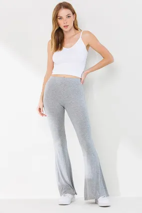 "Easy Street" Gray Flare Cozy Pants