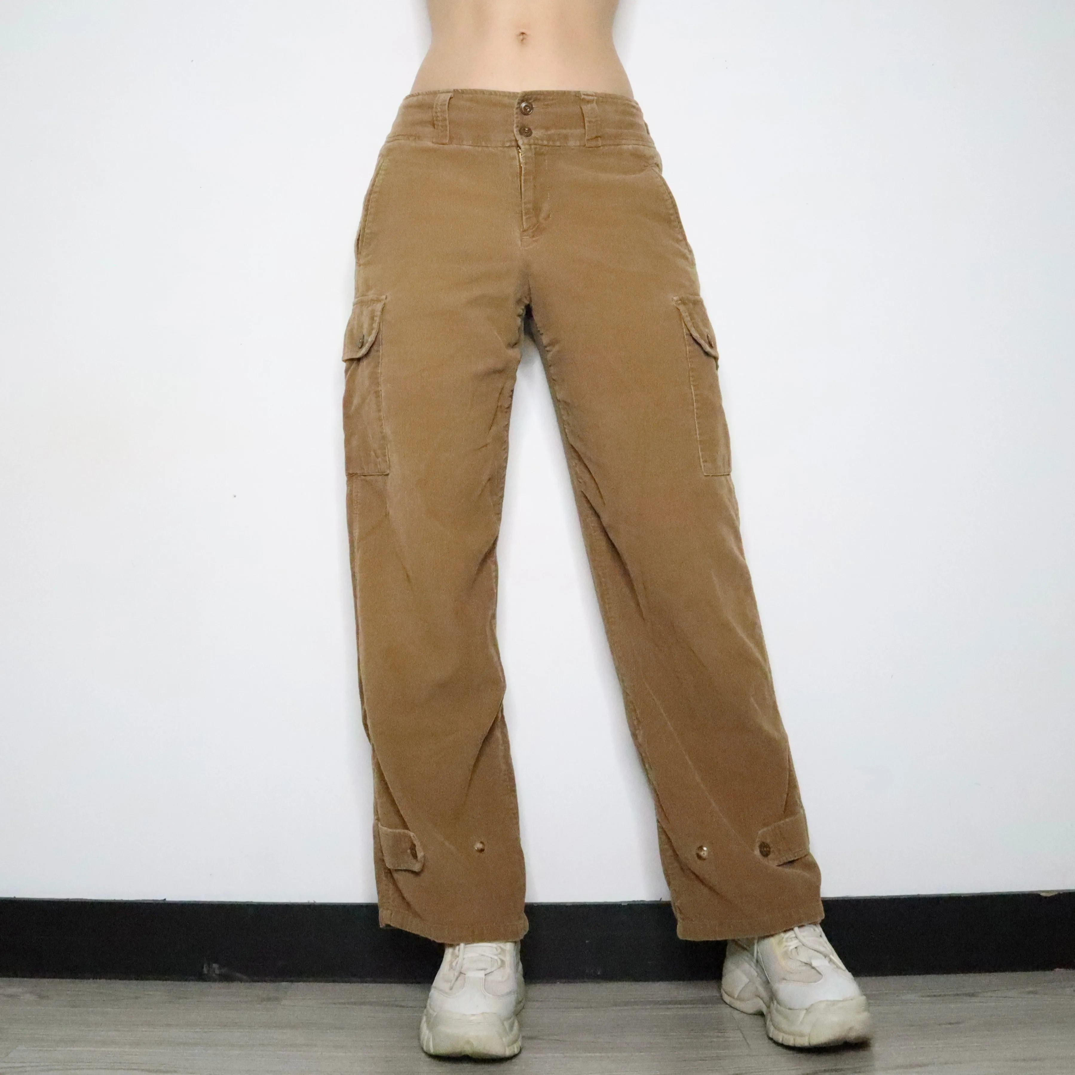 Ralph Lauren Tan Corduroy Cargo Pants (S-M)
