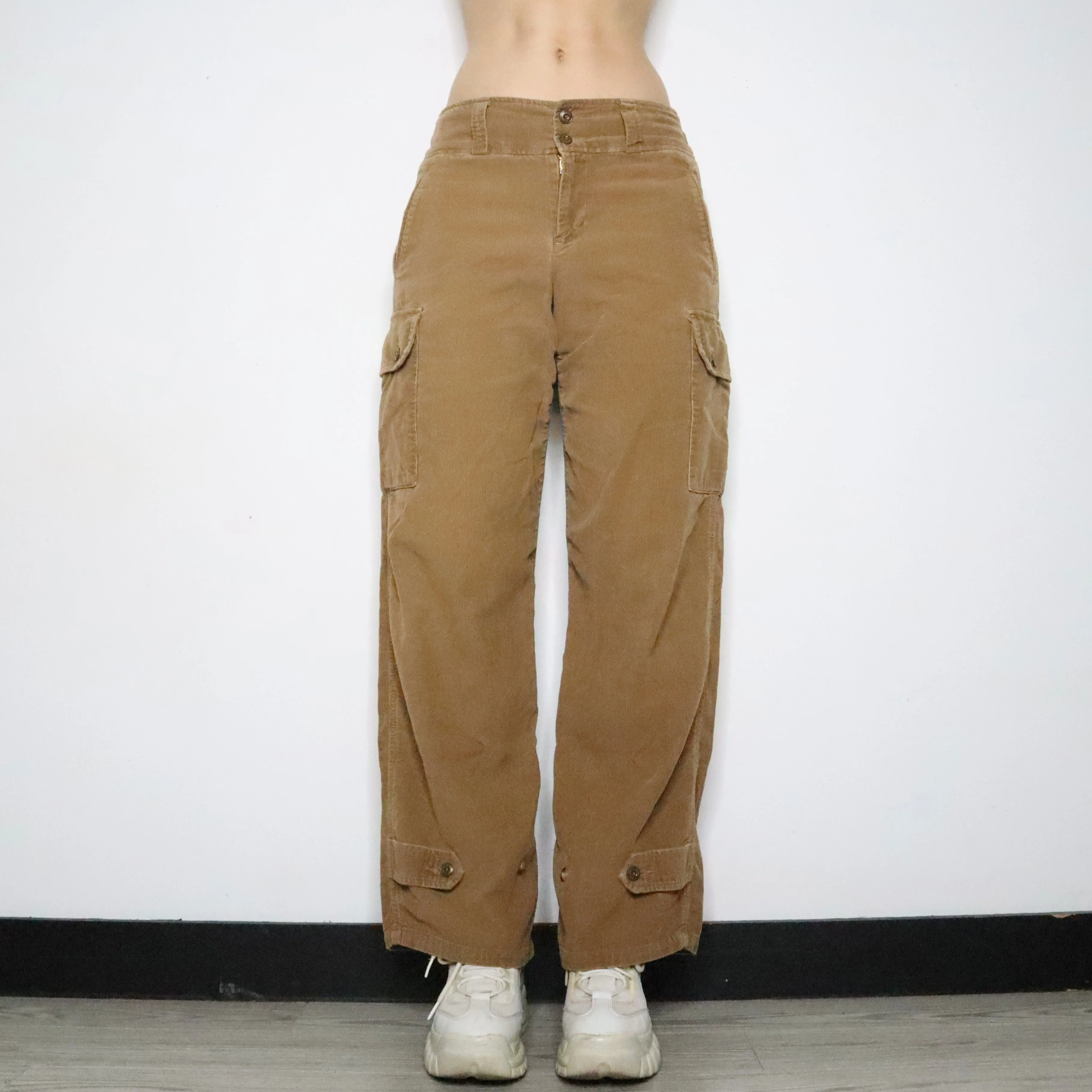 Ralph Lauren Tan Corduroy Cargo Pants (S-M)