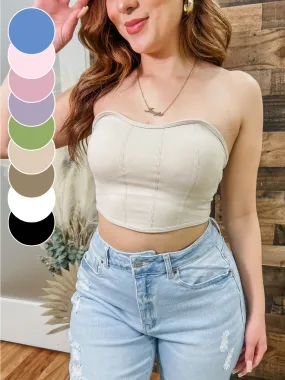 RESTOCK! Brianne Sweetheart Tube Top