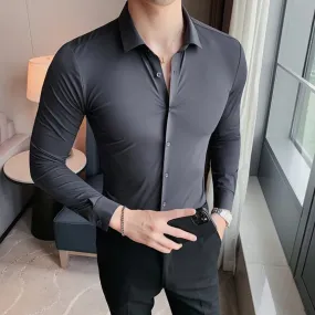 Rodney - Men's Long Sleeve Stretch Shirt