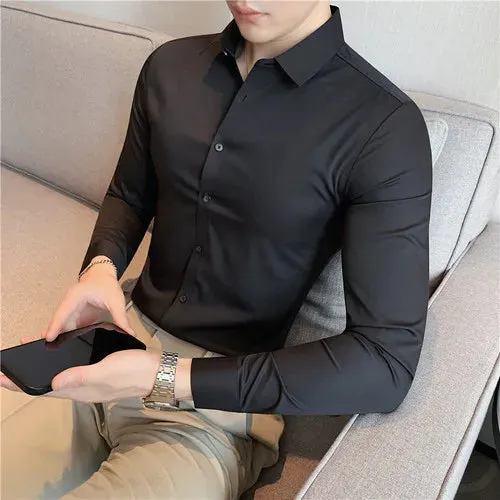Rodney - Men's Long Sleeve Stretch Shirt