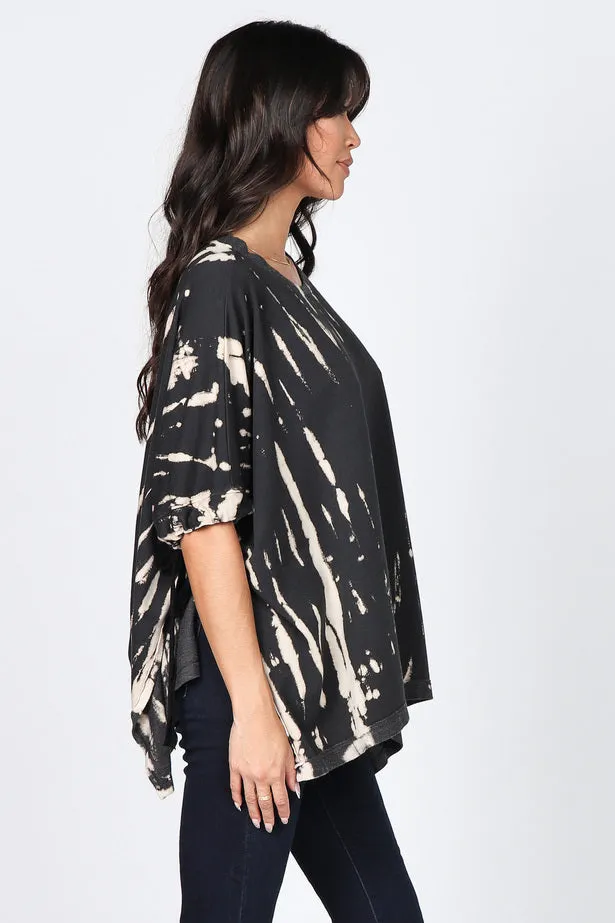 S4866B Tie Dye M. Rena Poncho