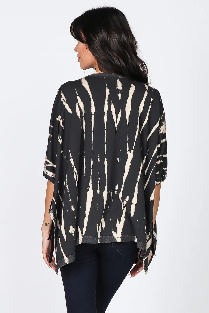 S4866B Tie Dye M. Rena Poncho