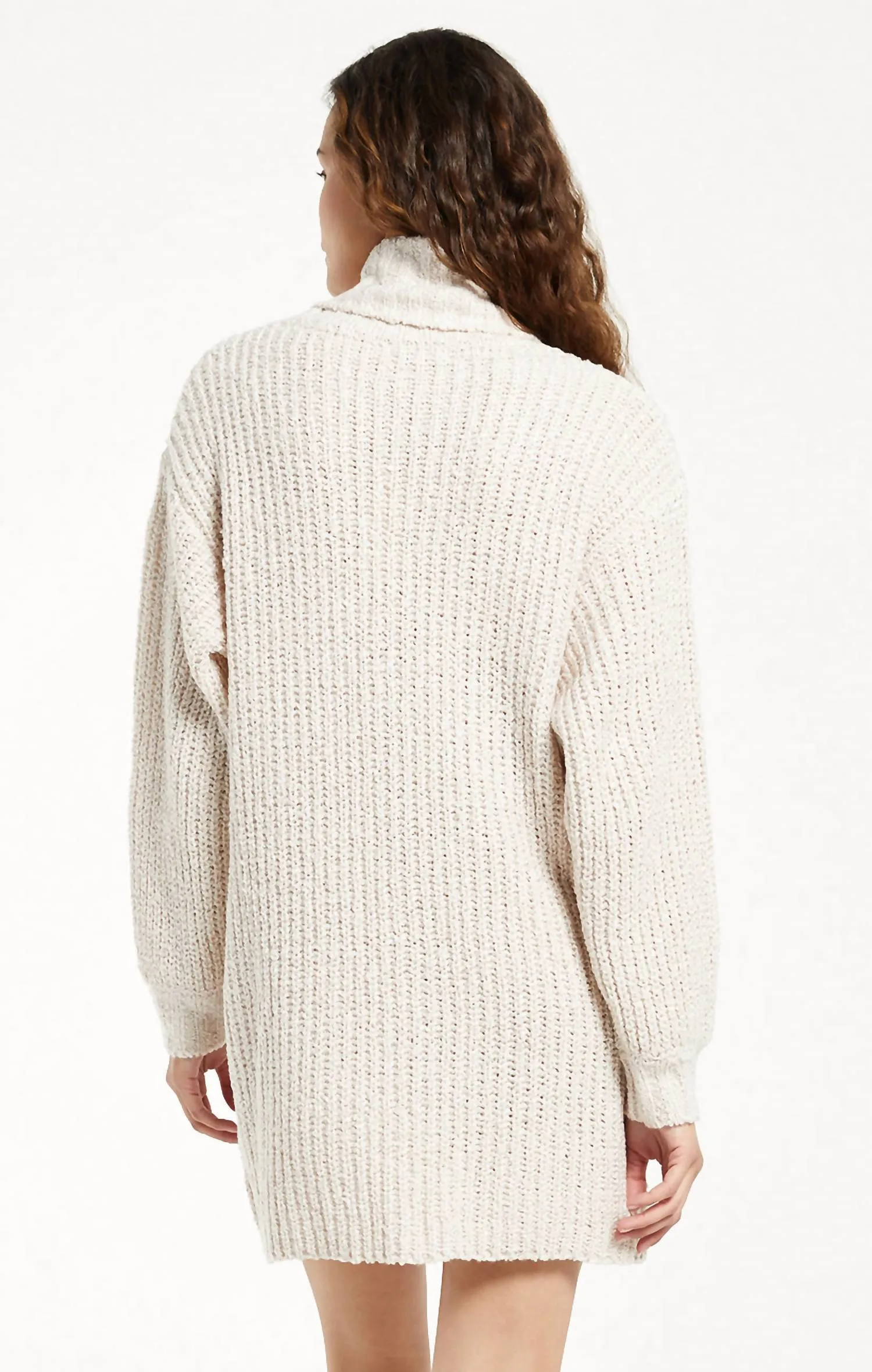 Schaller Open Knit Sweater Dress in Sandstone