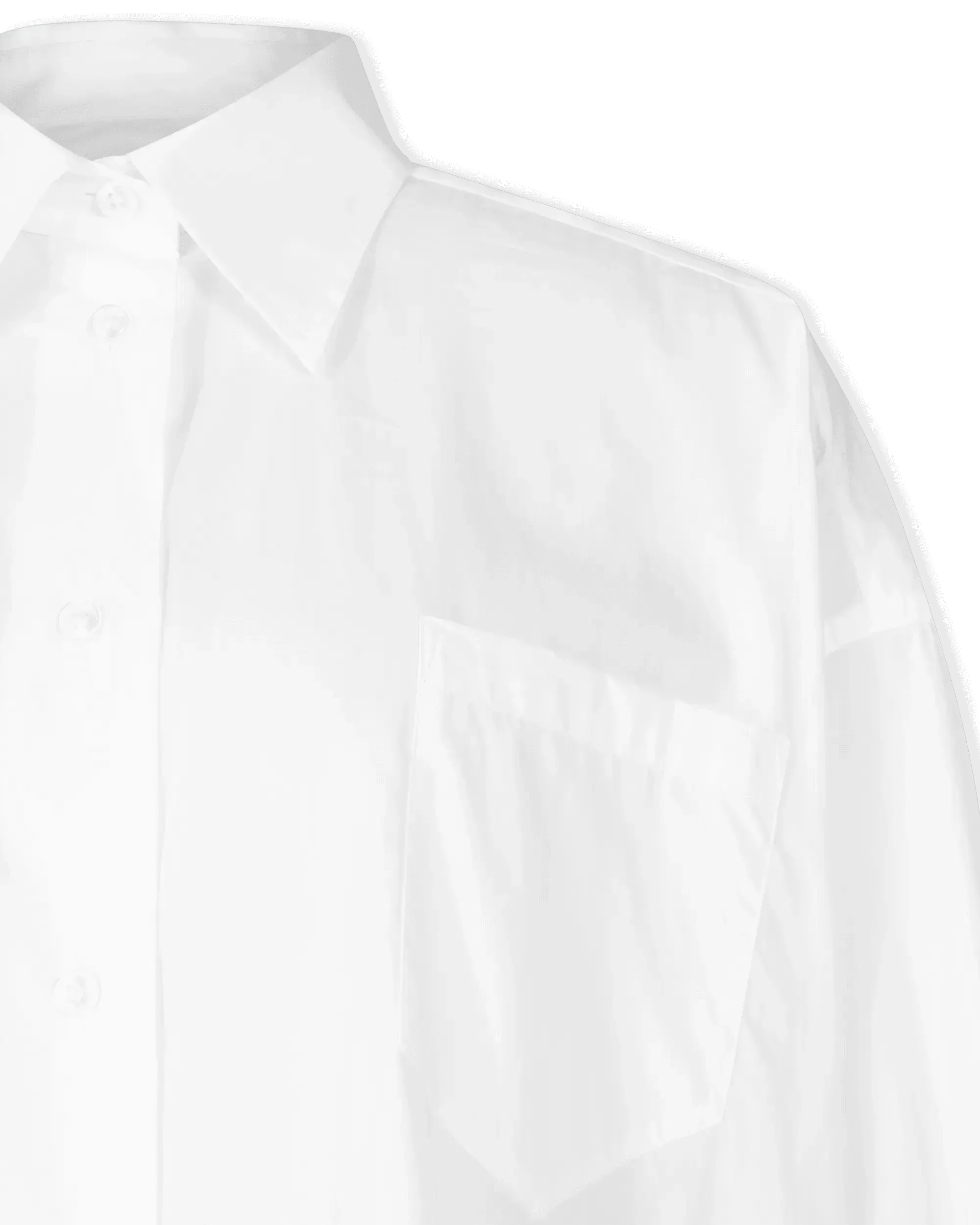 Semi-Sheer Shirt Dress