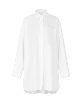 Semi-Sheer Shirt Dress