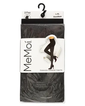 Sheer Dot/Solid 2 Pr CT Tights