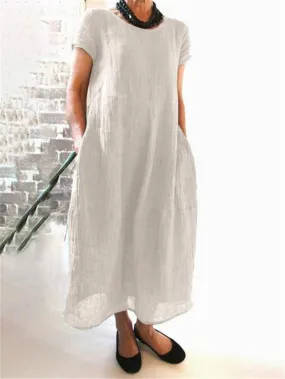 Shift Casual Crew Neck Dresses