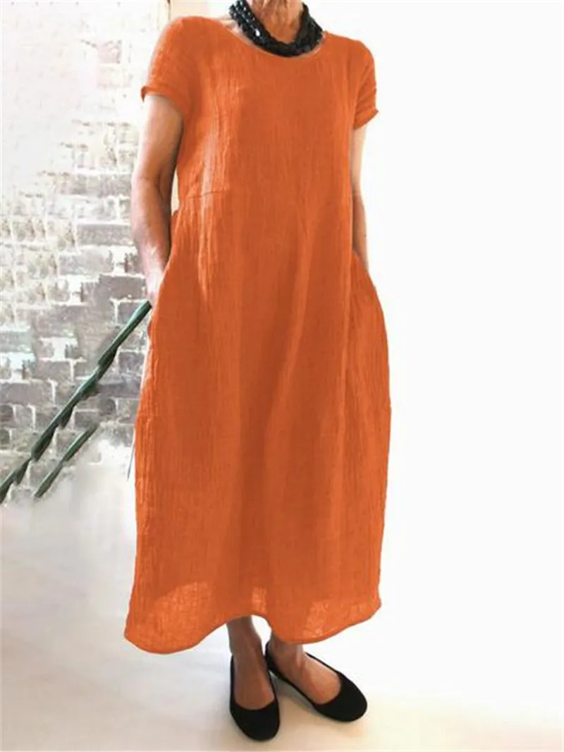 Shift Casual Crew Neck Dresses