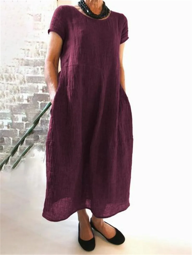 Shift Casual Crew Neck Dresses