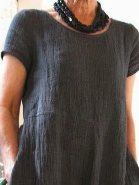 Shift Casual Crew Neck Dresses
