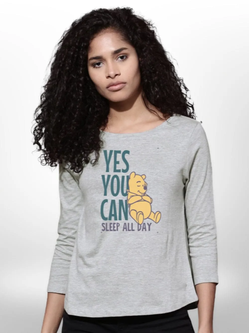 Sleepy Dog Printed 4 Quarter Sleeve T-shirt