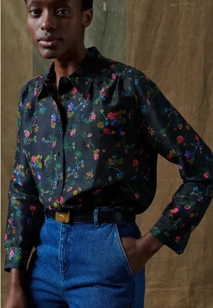 Soeur - Lucrece Shirt, Black Floral