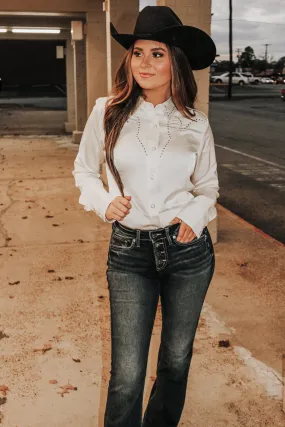 Suki Curvy Fit Mid Rise Bootcut Jeans