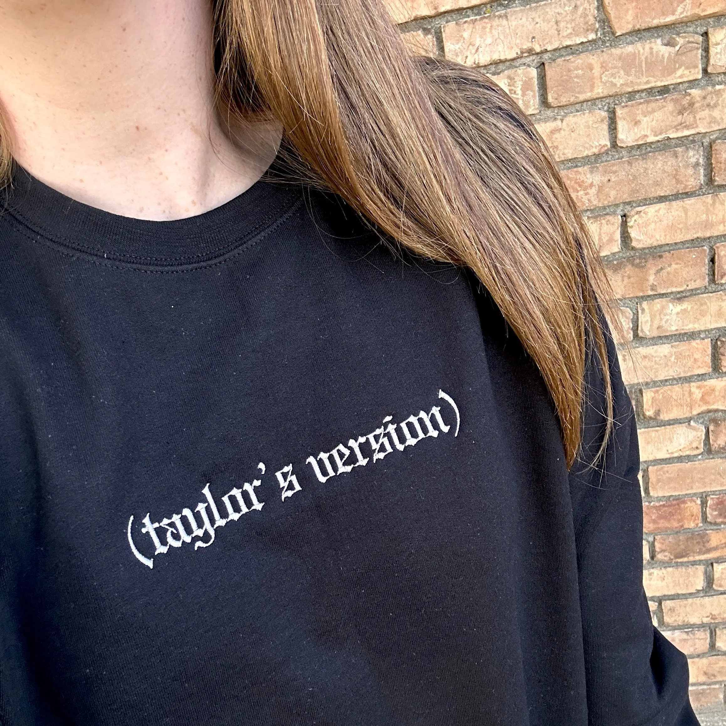 (Taylor's Version) Reputation on Black Heavy Blend Sweatshirt