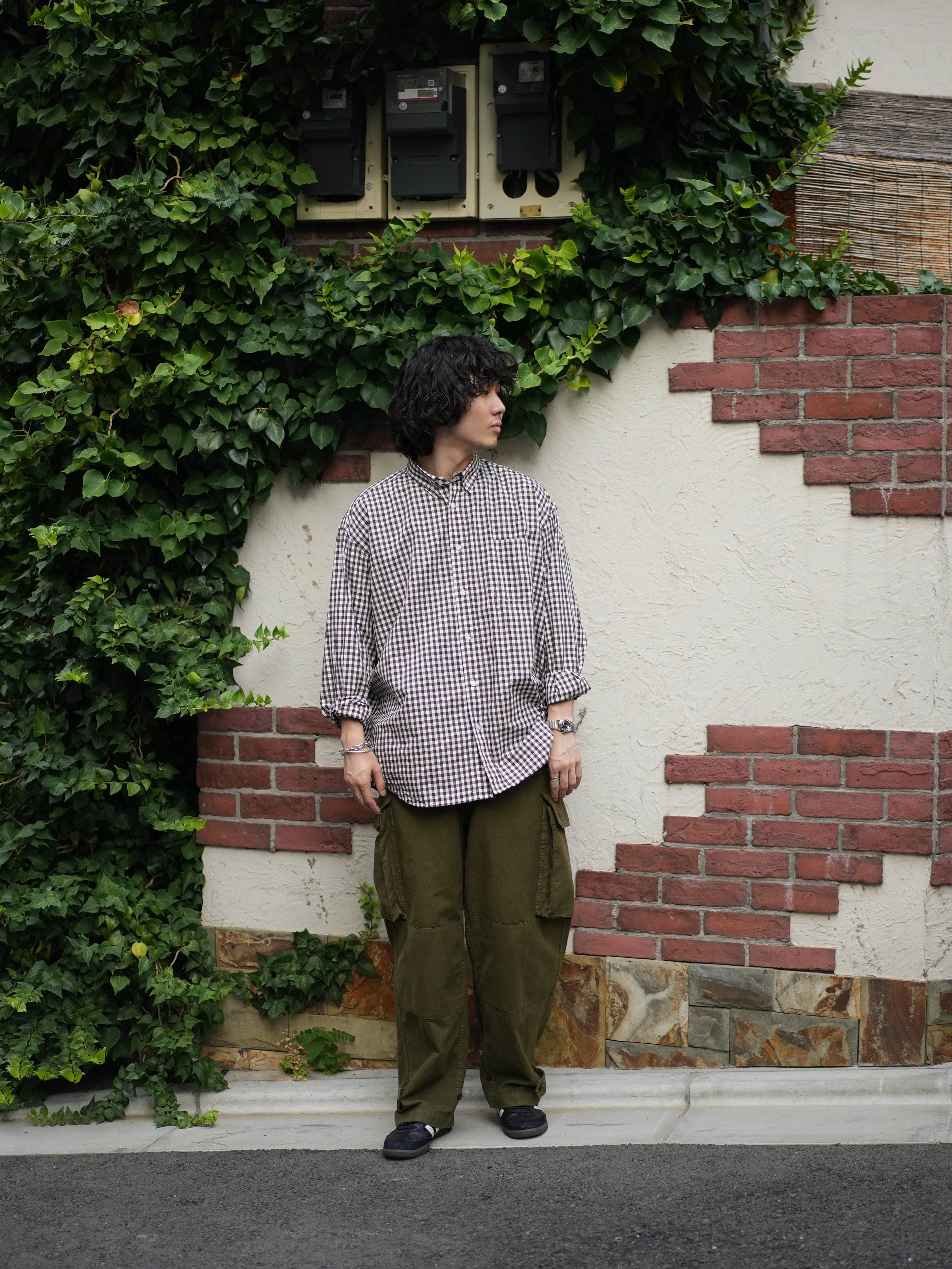 The Big Gingham Check Shirt - Chocolate
