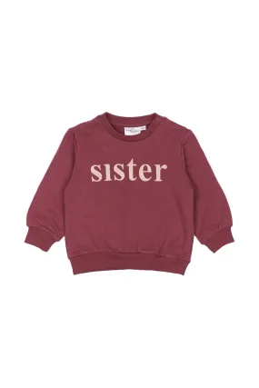 The New Siblings - Tnsmolly Sweatshirttns5838 - Crushed Berry