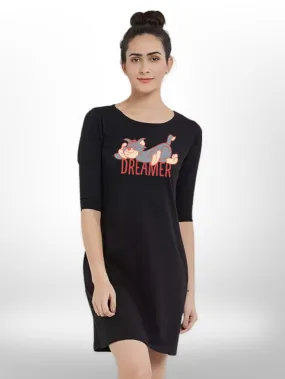 TOMMY DREAMER THREE QUARTER SLEEVE T-SHIRT SIDE POCKET FOR WOMEN'S