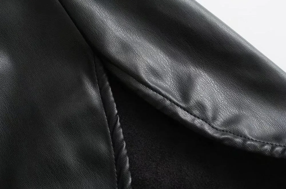 Totally Invested Leather Shirt