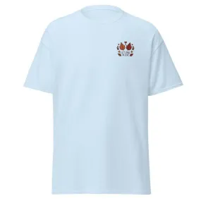 Unisex Fall Embroidered T-Shirt – "Let's Fall In Love"