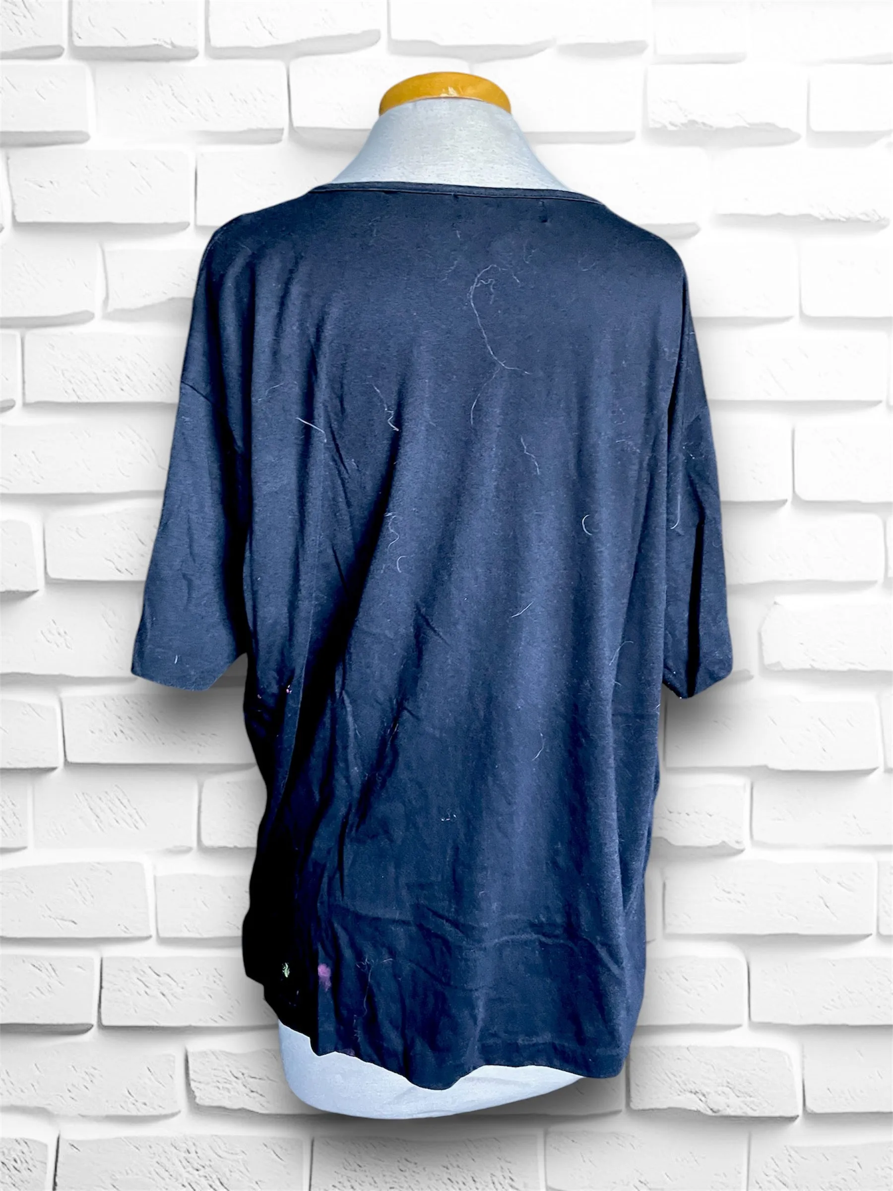 Vintage 1980’s Sequin Rainbow Parrot Oversized T-Shirt