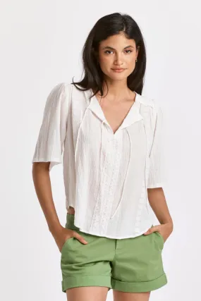 Warner Top- White
