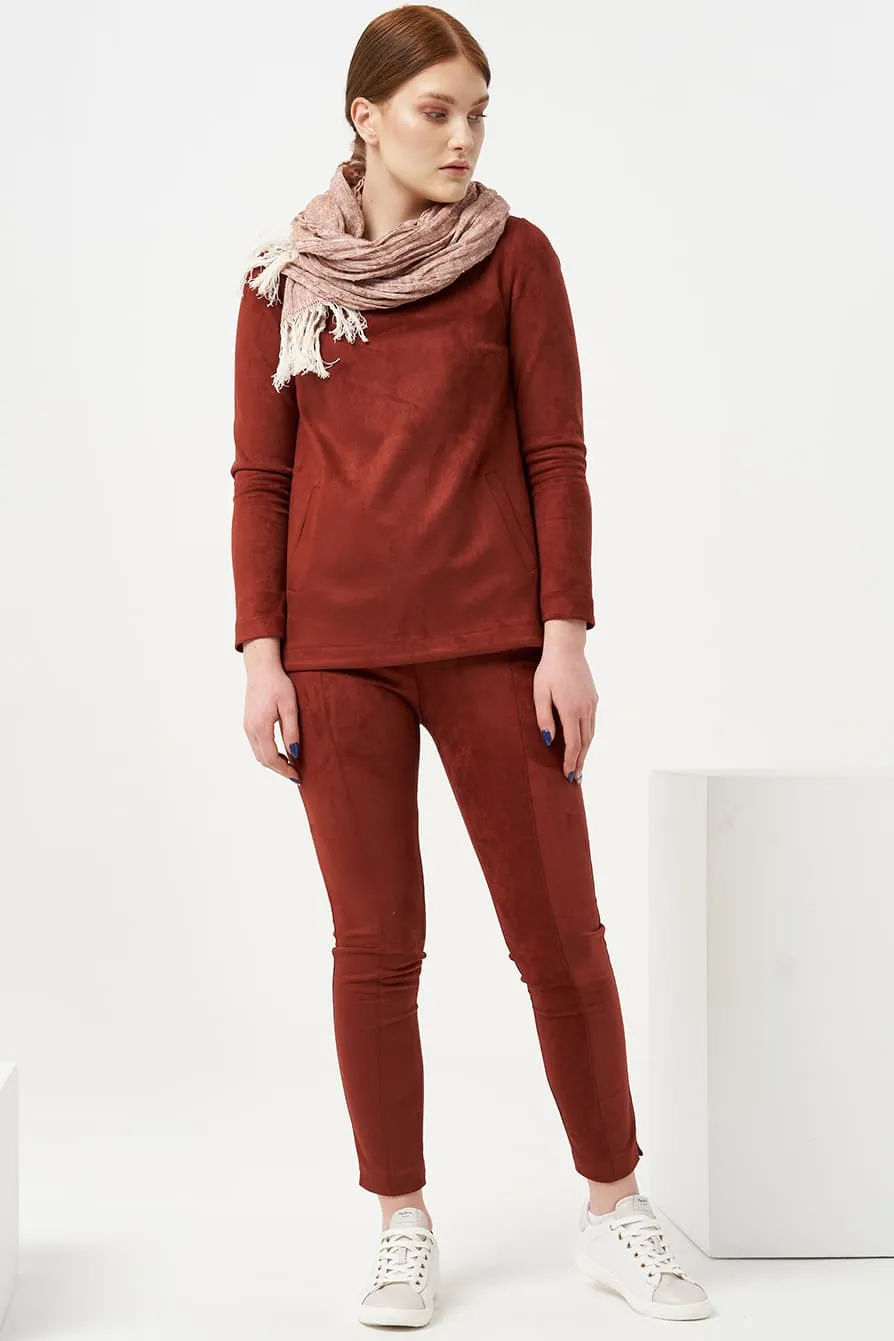 Washed linen scarf