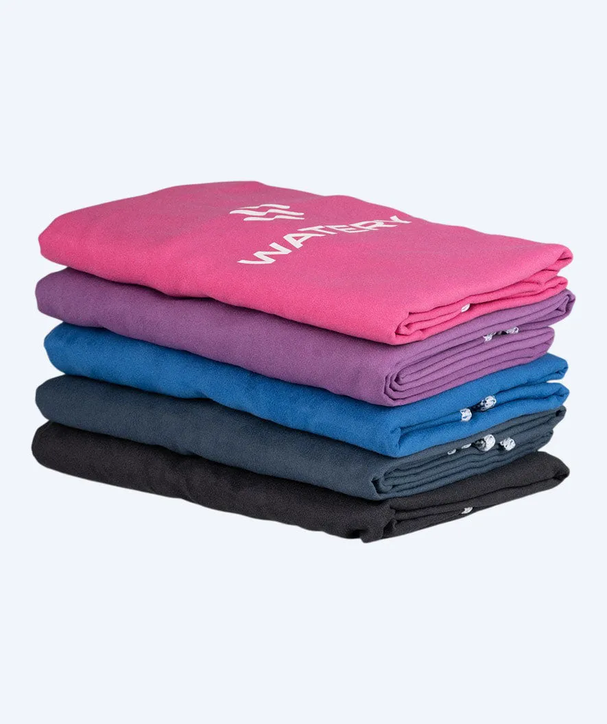 Watery badeponcho til junior - Microfiber - Mørkeblå